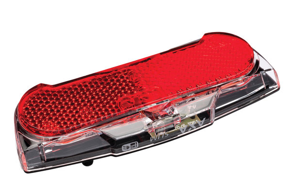 AXA LED-Rücklicht Slim Steady für Gepäckträger (80mm) mit Standlicht E-bike kompatibel
