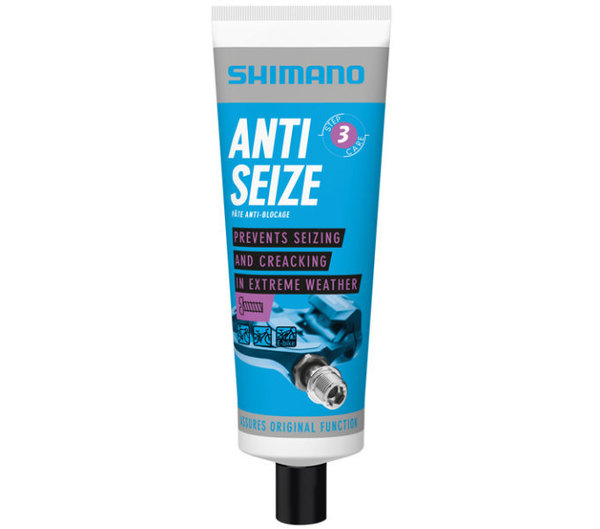 Shimano Montagepaste "Anti Seize" 50 ml Tube hitzebeständig bis 1.200° C Verhindert Kontaktkorrosion