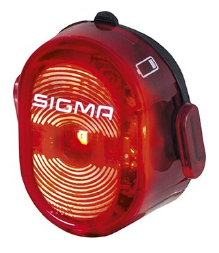 Sigma Aura 60 Lux Fahrrad-Frontlampe USB Set mit Nugget II Rücklicht mit StVZO