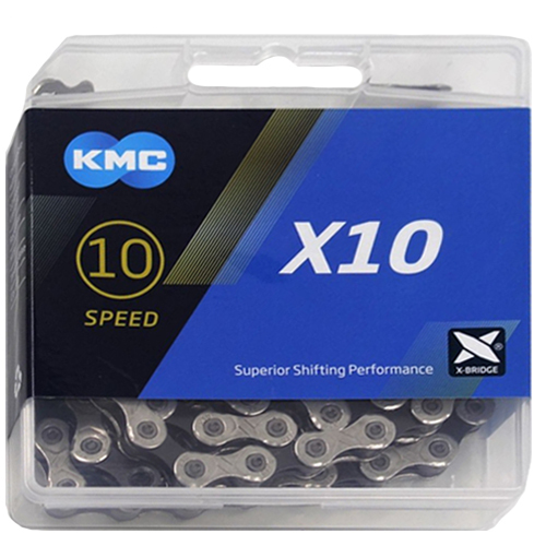 Fahrradkette KMC X10 10-fach Kette 114 Glieder, für Campagnolo / Shimano / SRAM