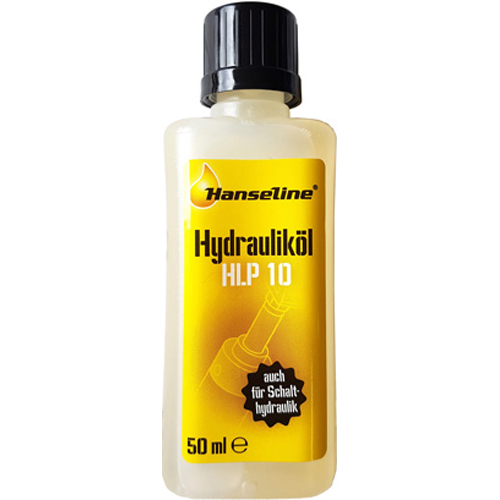 Hanseline Hydraulik-Öl HLP10 Flasche 50ml für Magura & Shimano Bremsen geeignet