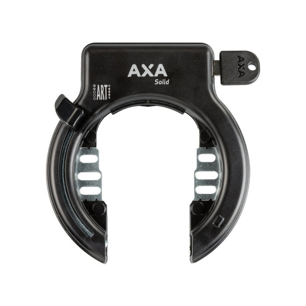AXA Rahmenschloss Solid, Anti-Bohr-Platte im Zylinder, gehärteter Stahlbügel