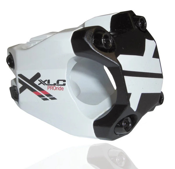 XLC A-Head Vorbau ST-F02 XLC Pro, weiß/schwarz, 15°, 1 1/8", Ø 31,8mm,40mm